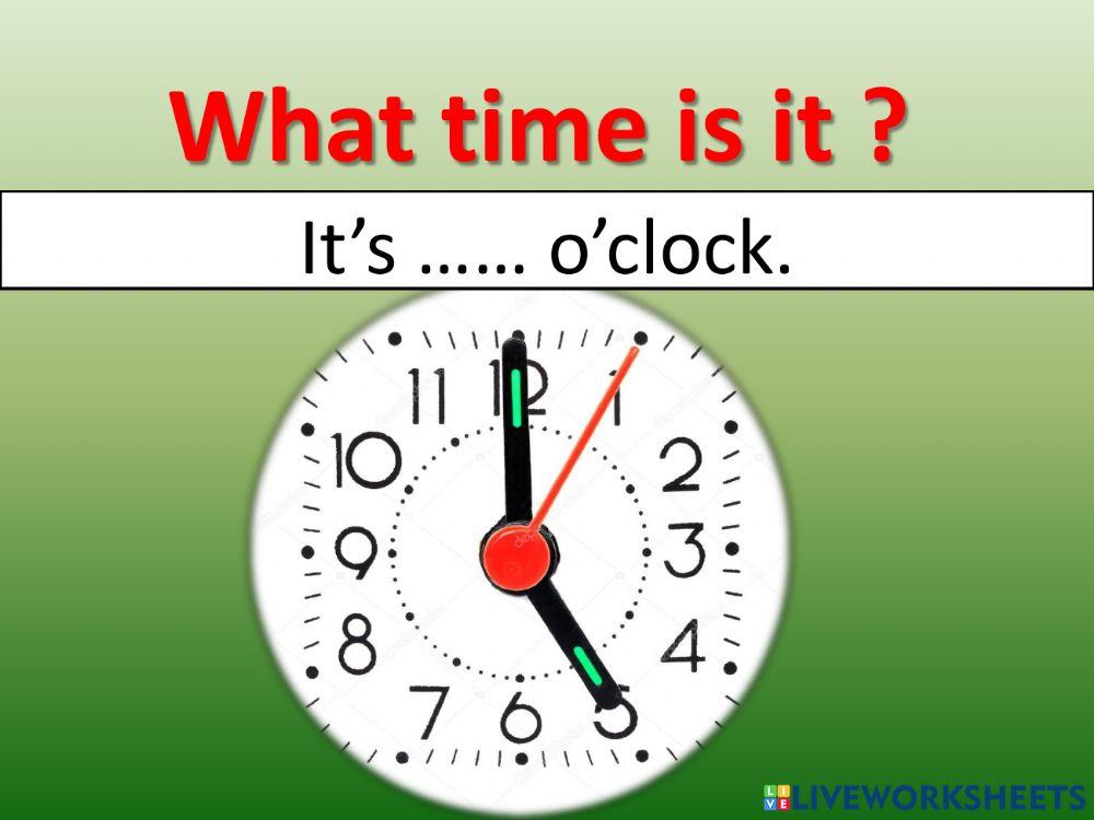 What time is it?