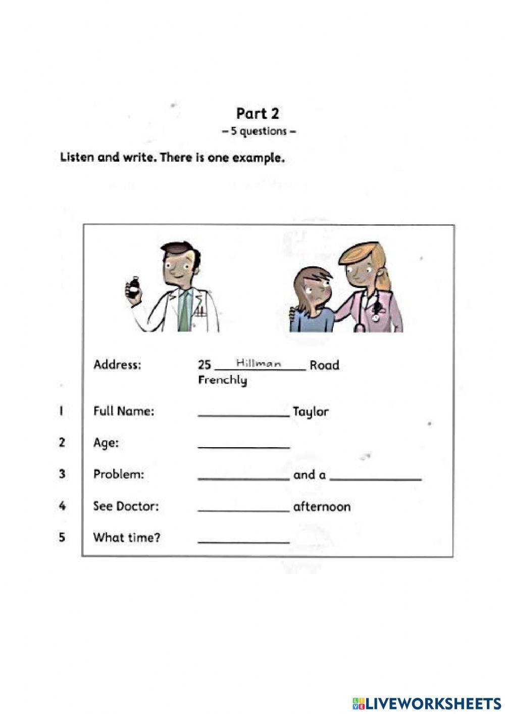 Listening Practice 1