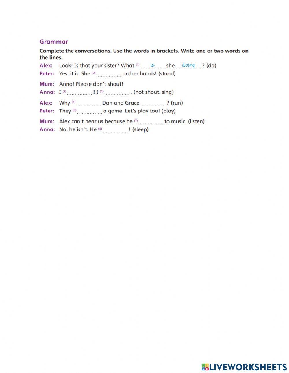 Unit 1: Watch us! We're moving