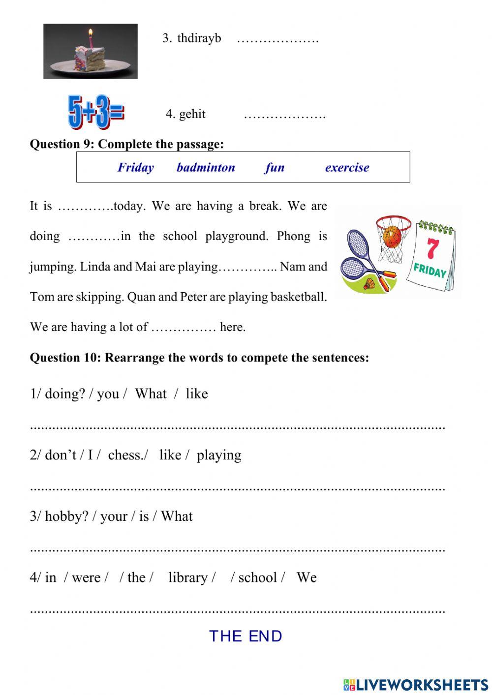 Tieng Anh lop 4 - 1st Test 03