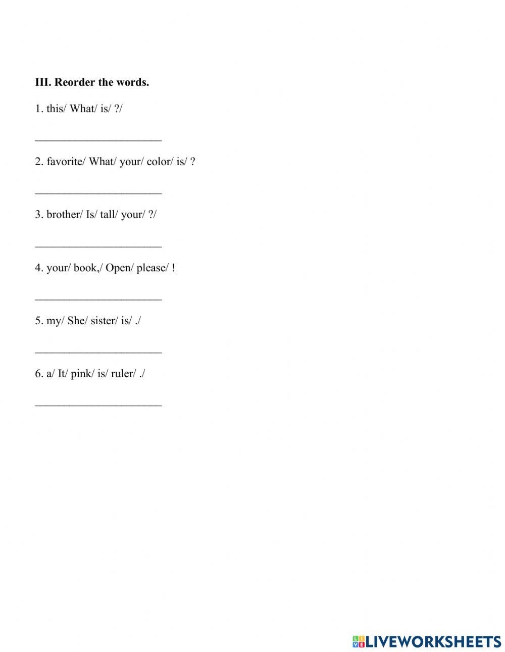 English 2 Final test