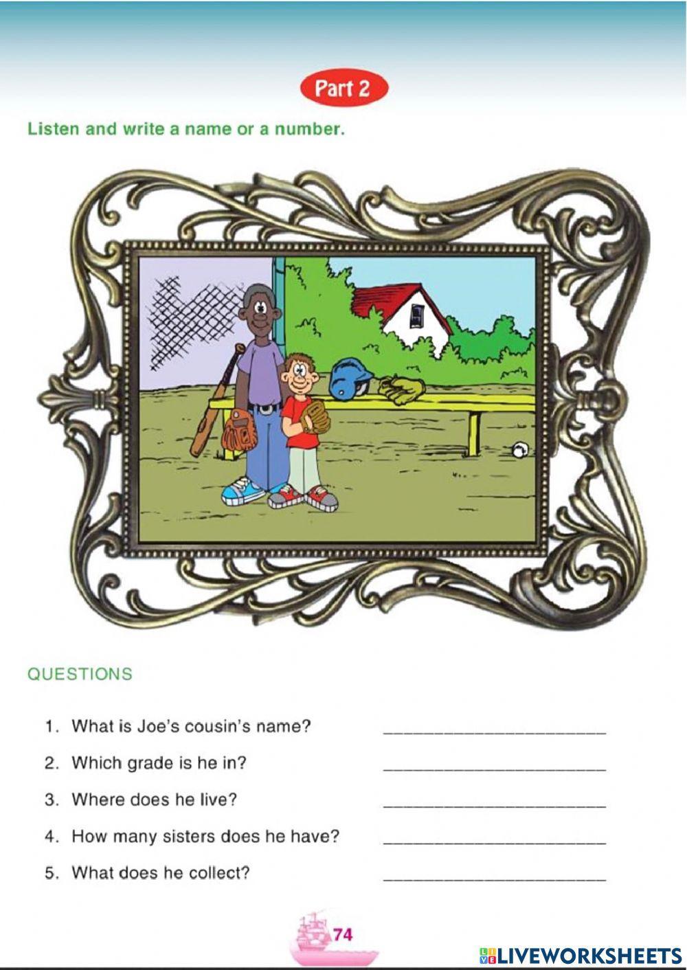 S-Listening-Part 2-Test 5