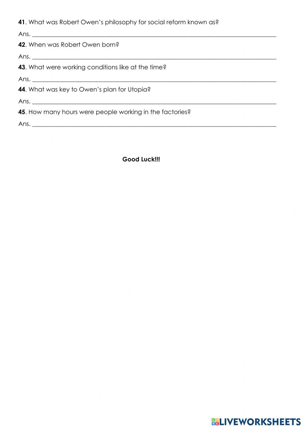 Grade 7 Social Midterm