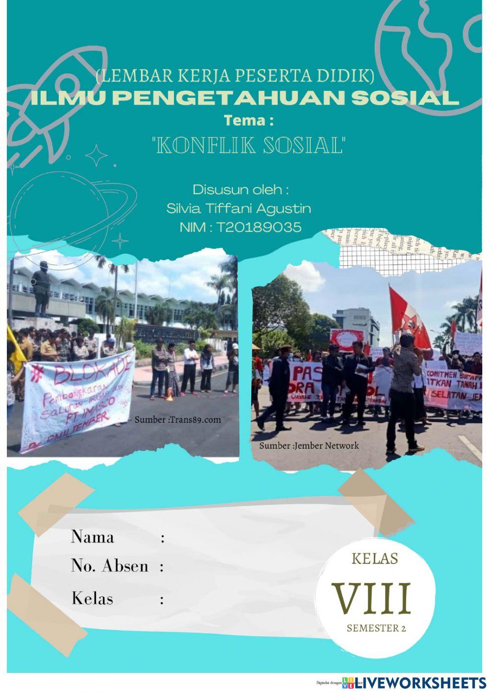 Konflik dan integrasi dalam kehidupan sosial