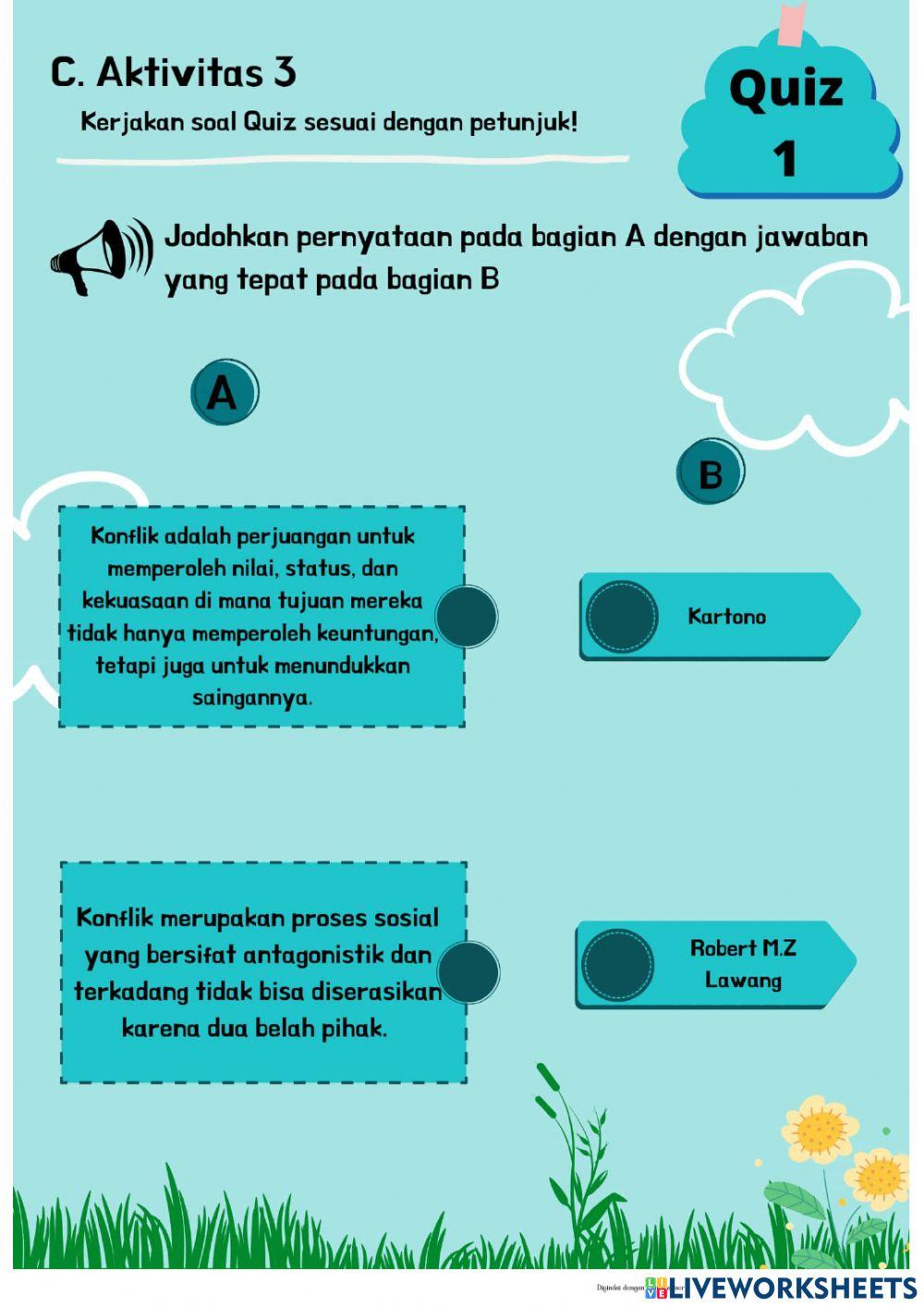 Konflik dan integrasi dalam kehidupan sosial
