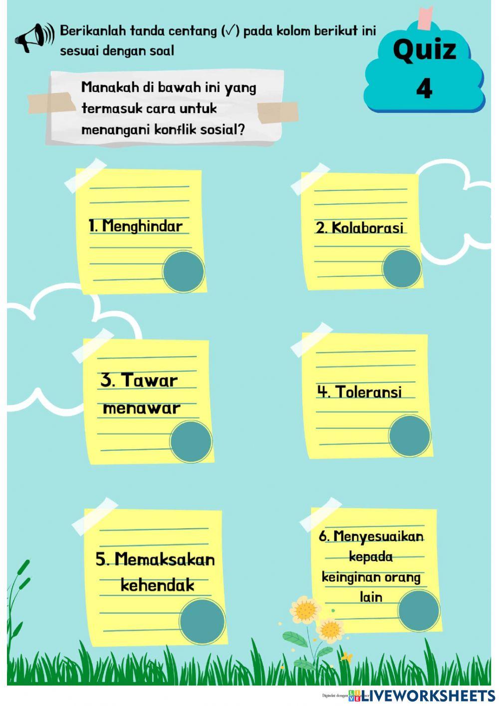 Konflik dan integrasi dalam kehidupan sosial