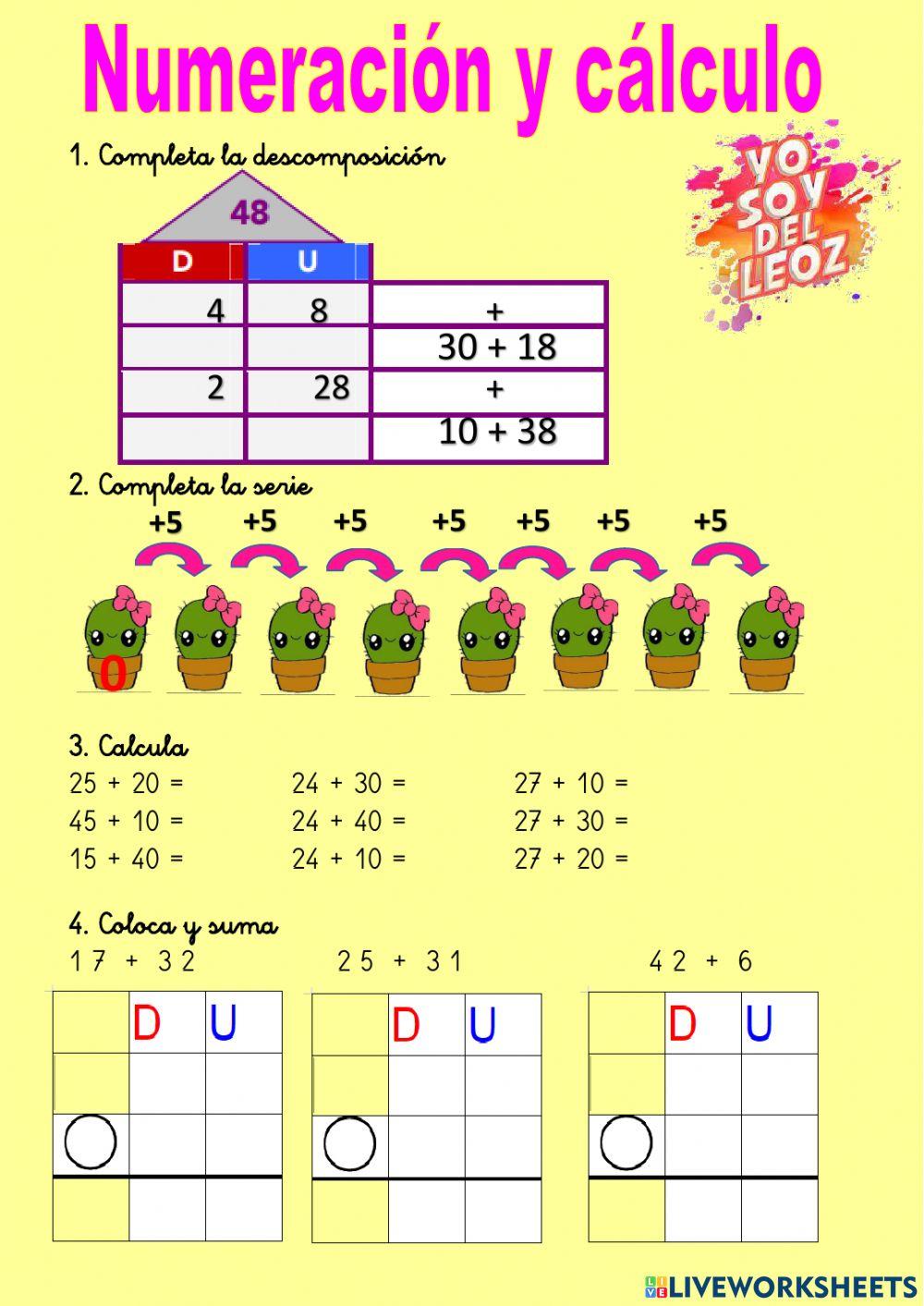 Numeración y cálculo