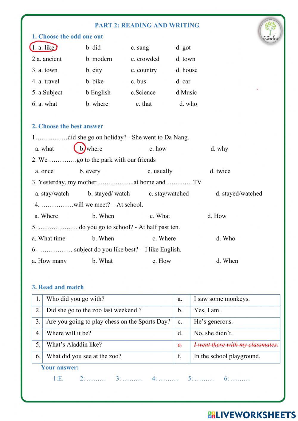 The final exam - test 3 - hhes