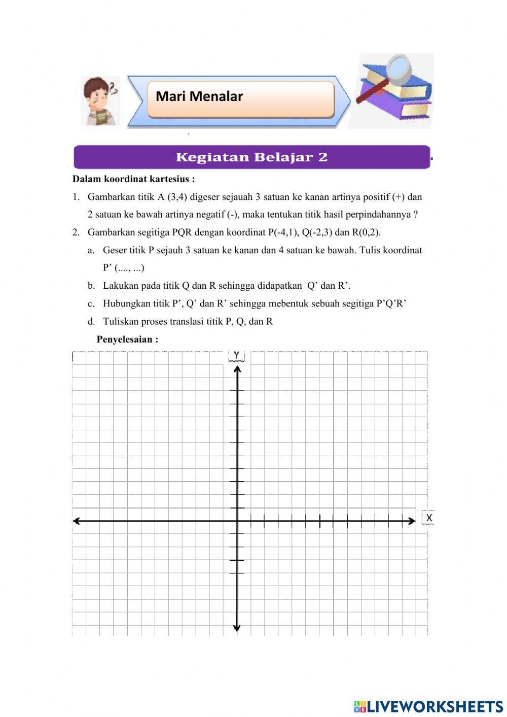 E-LKPD Transformasi Geometri
