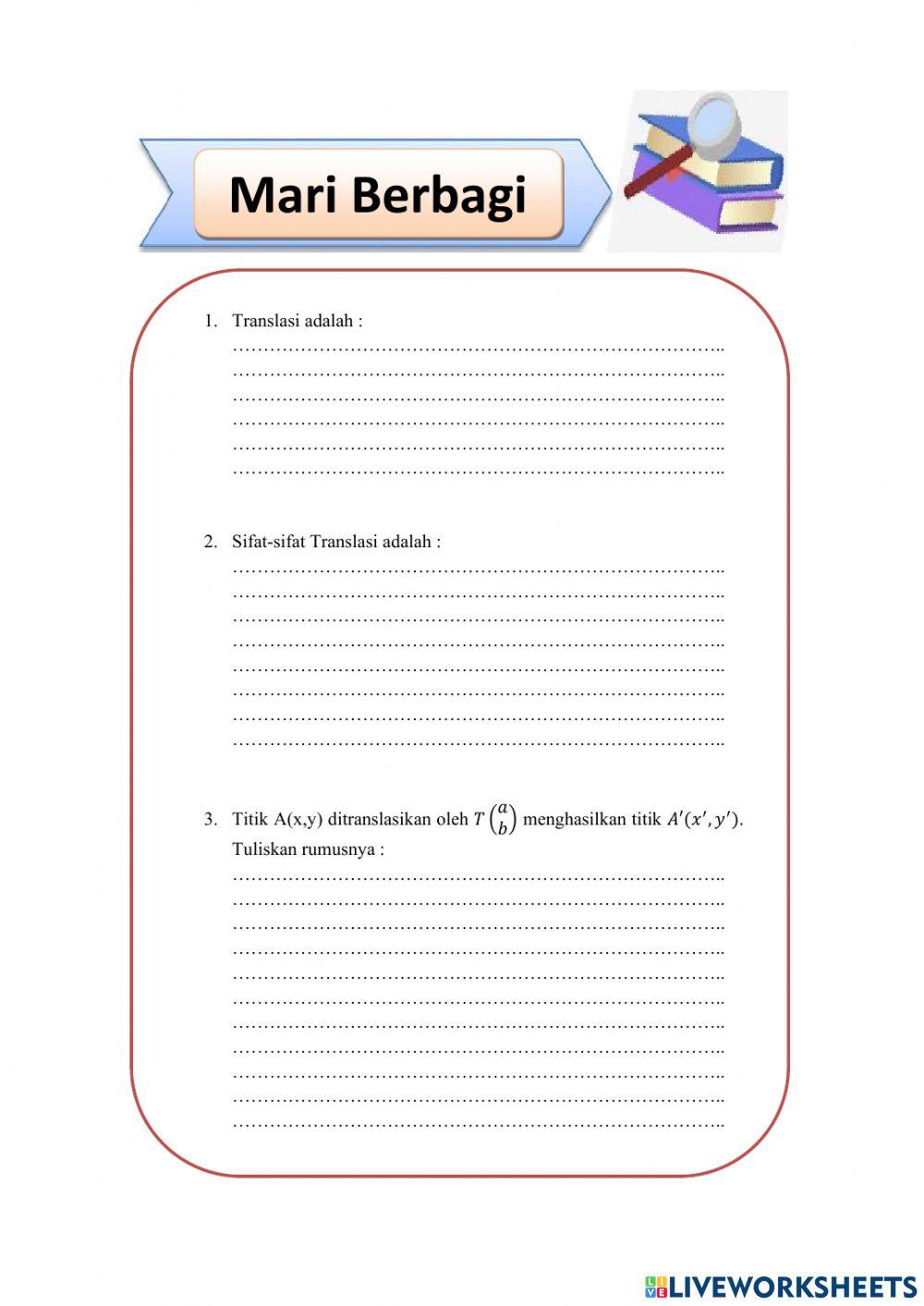 E-LKPD Transformasi Geometri