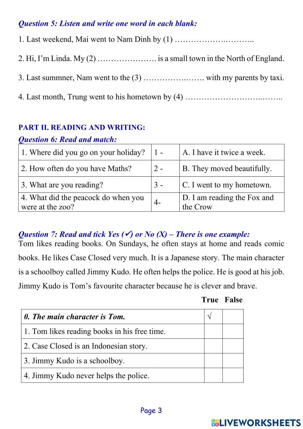 Tieng Anh lop 5 -1st Term test 07