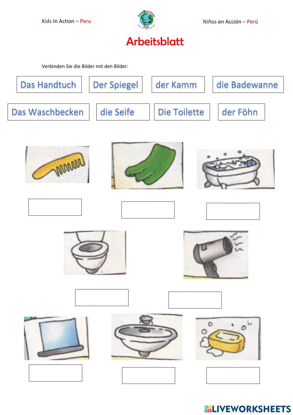 KINDISCH 1.5 - UNTERRICHT 2 - Im Badezimmer!