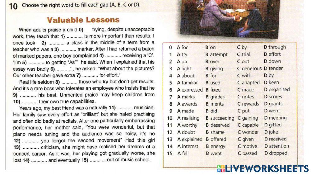 School-Use of English