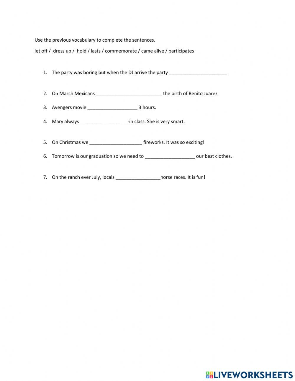 Vocabular On SC2 5b 2