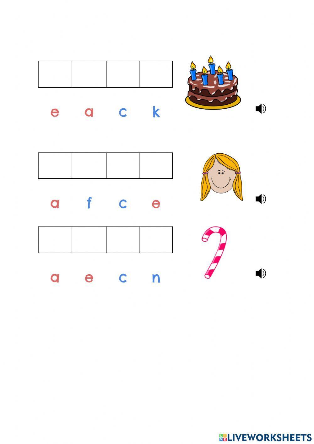 Long and short A quiz