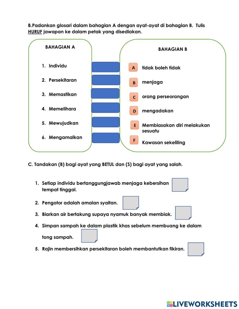 Tema1: tanggungjawab terhadap diri sendiri