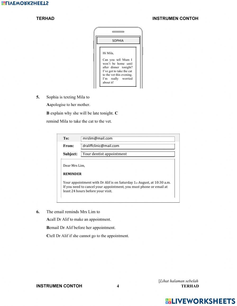Reading Comprehension
