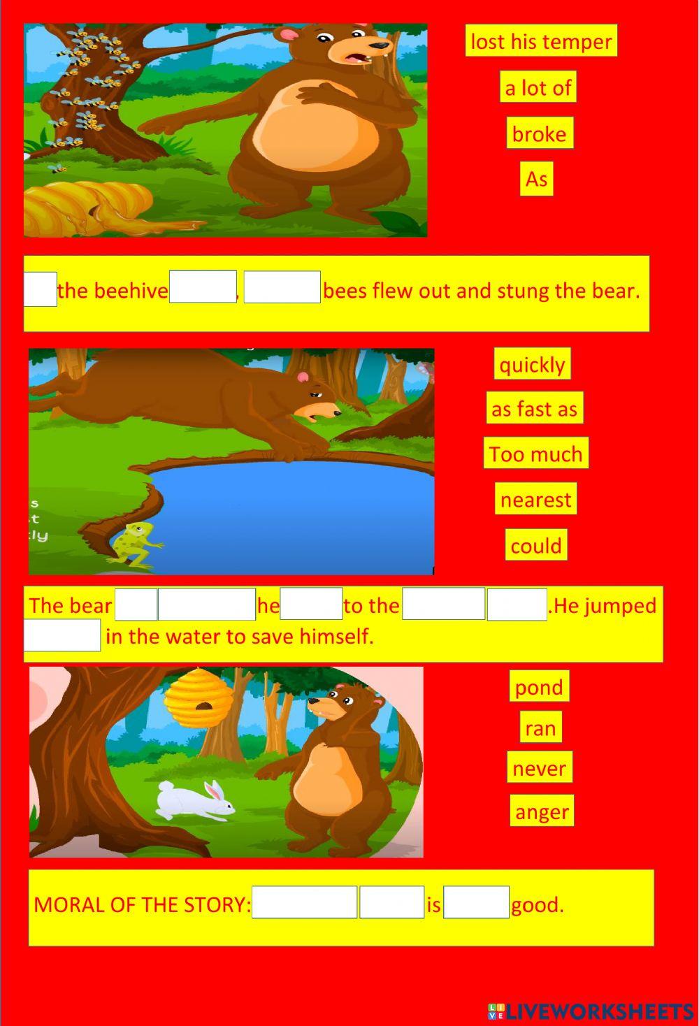 The bear and the bees