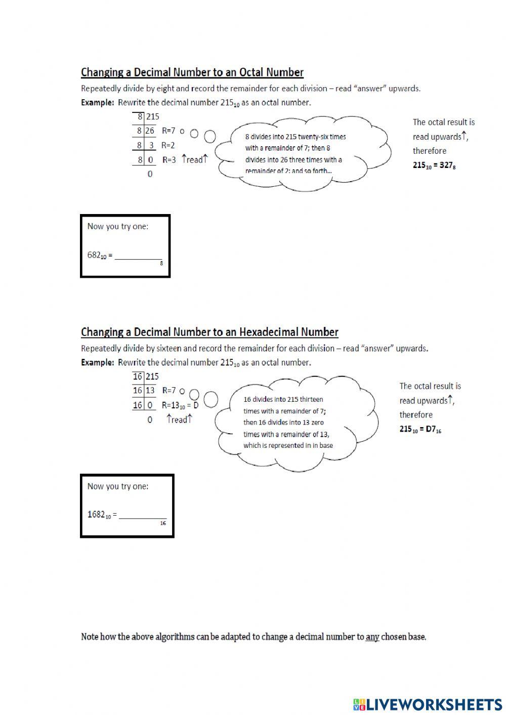 OctalandHexadecimalNumberSystems-