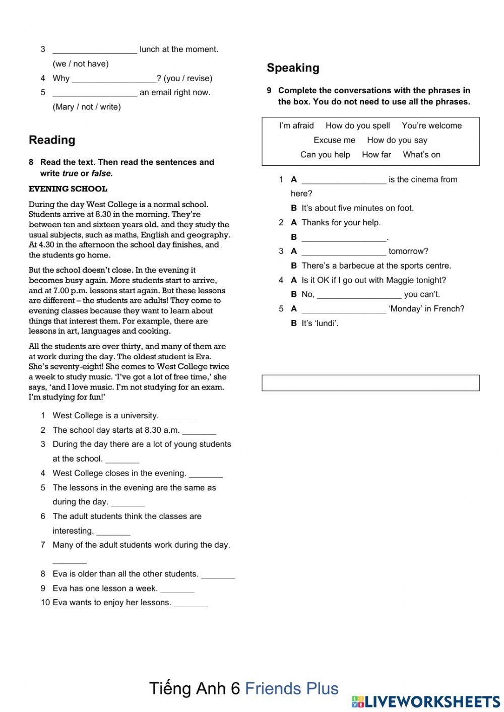 FP6 - Review semester I