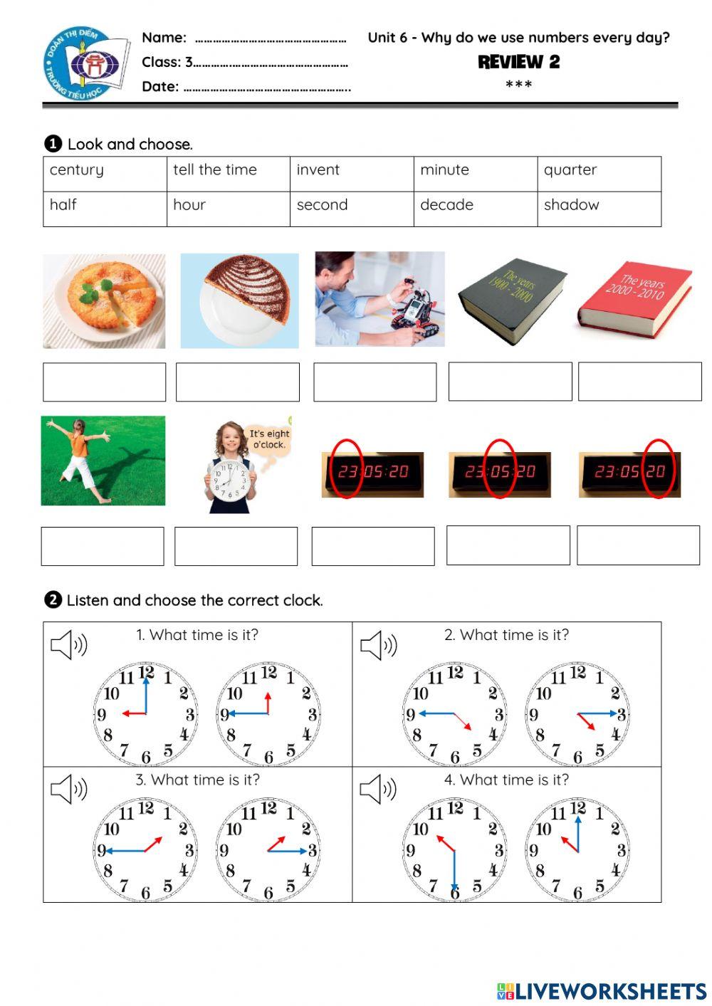 Review 2 unit 6 NIK 3