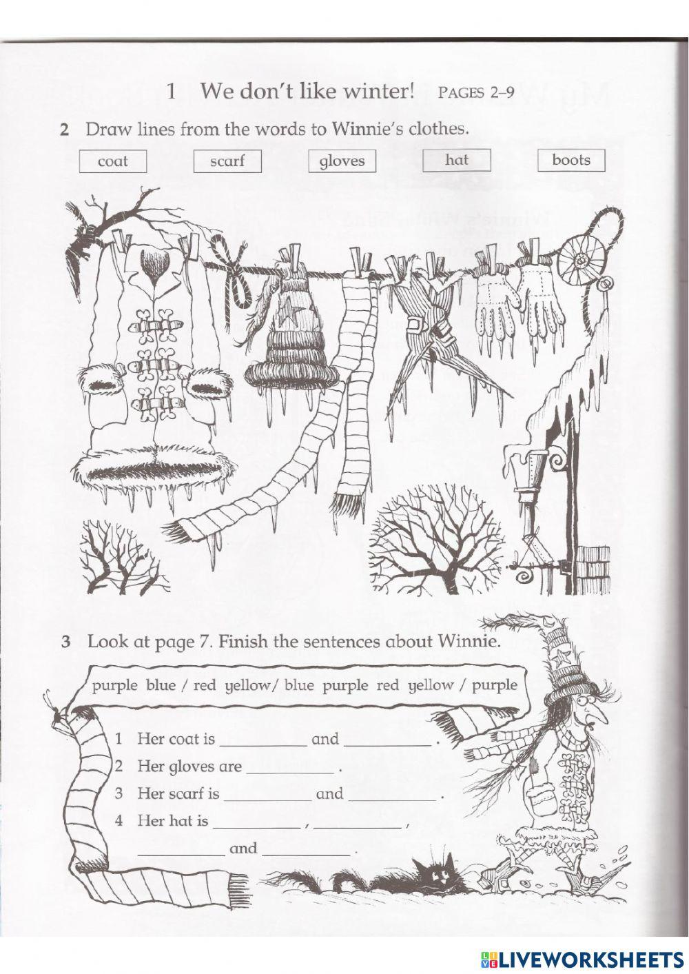 Winnie in Winter activities 1