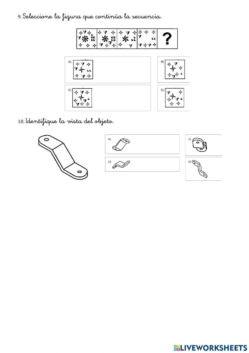 Razonamiento abstracto 1