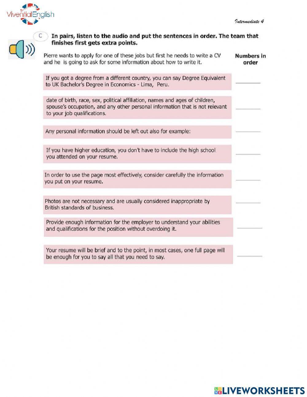Int4-GETTING A JOB IN THE UK-LISTENING