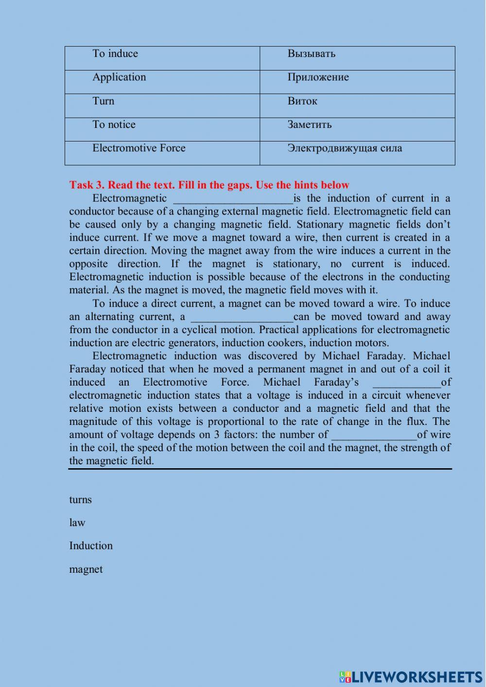 Electromagnetic induction1