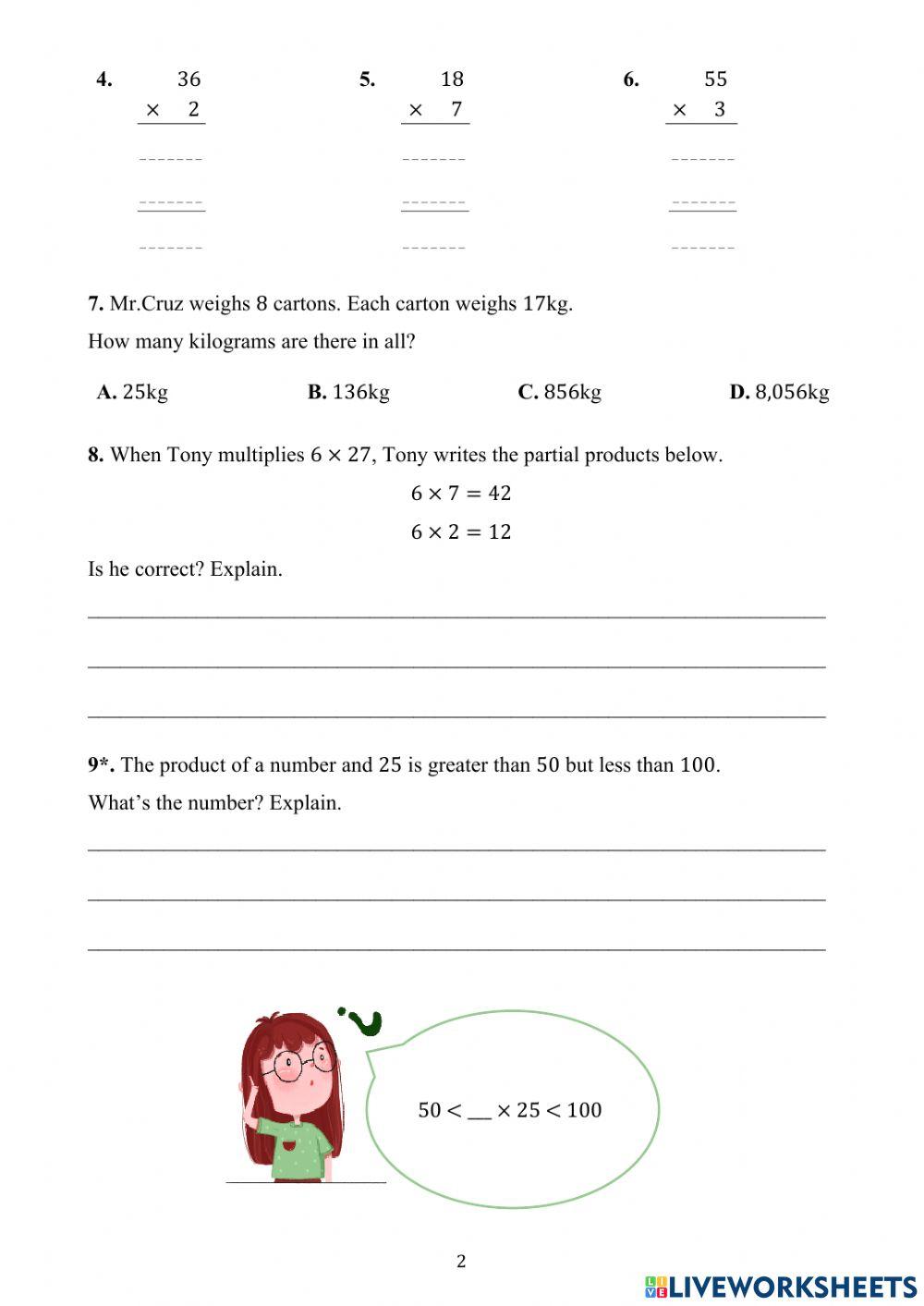 Break Apart to Multiply