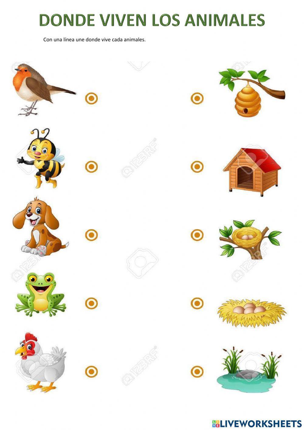 Donde viven los animales Donde viven los animales