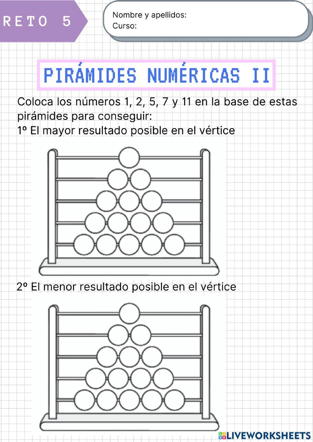 Pirámides numéricas