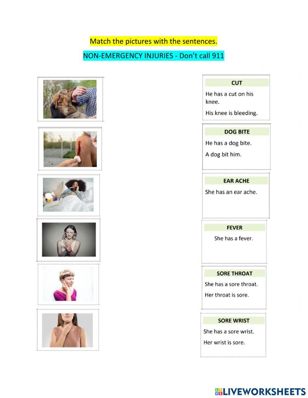 Non Emergency Injuries