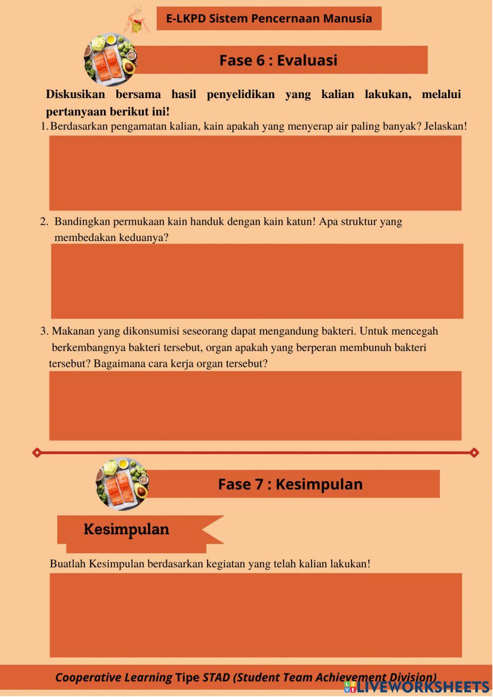 LKPD 2 Struktur Organ Pencernaan