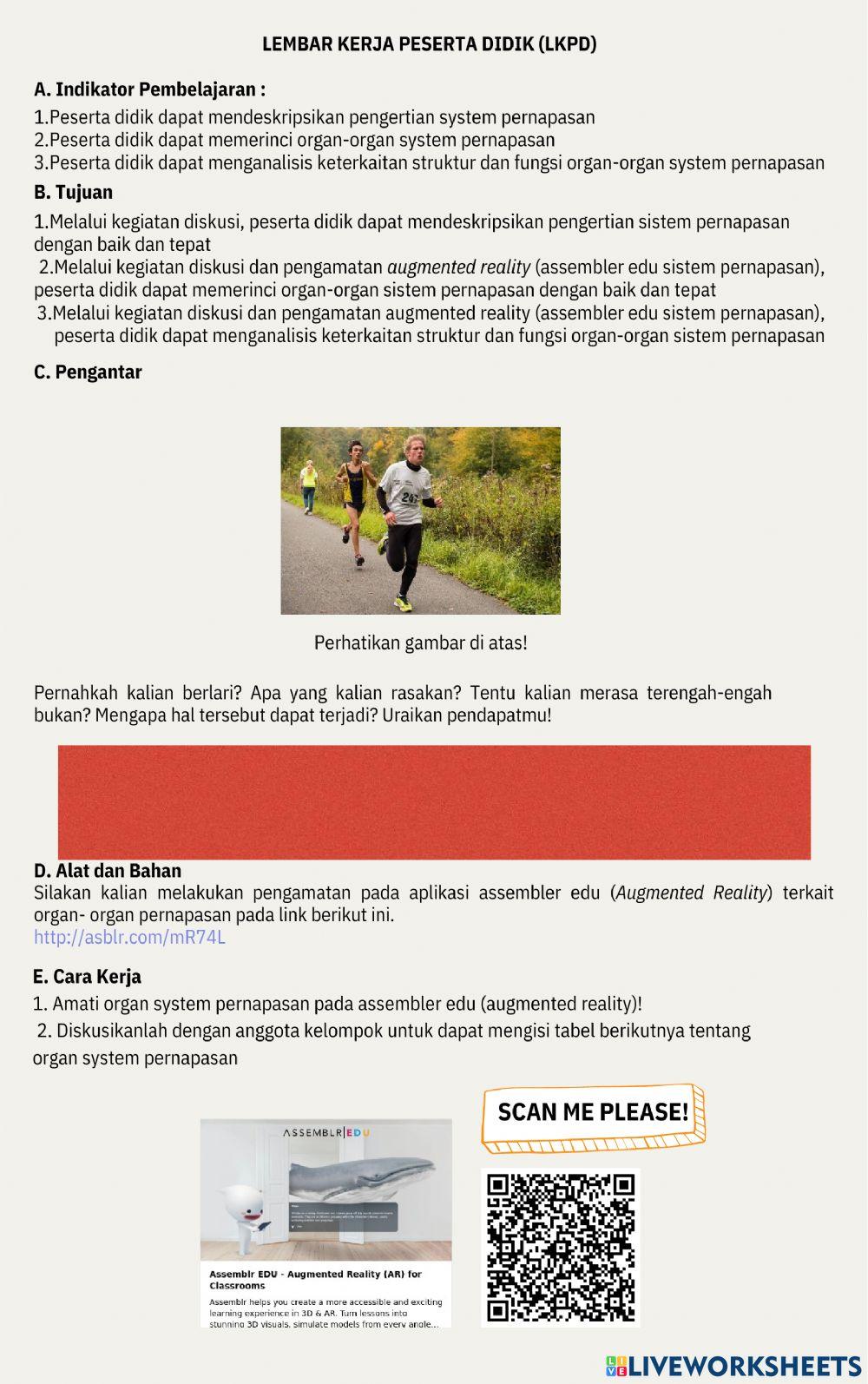 LKPD Sistem Pernapasan