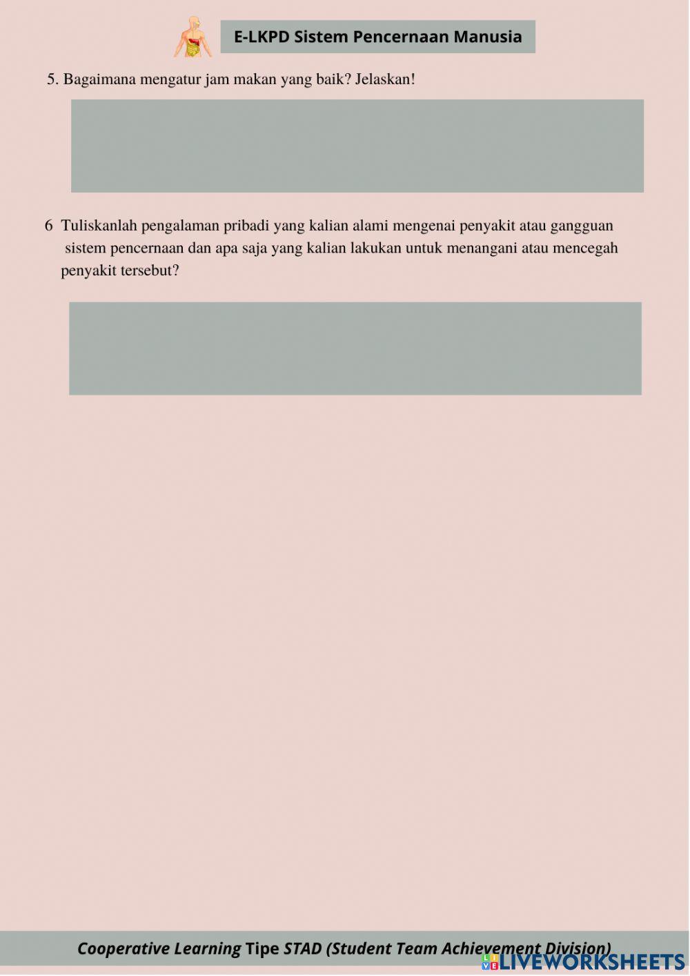 LKPD 4 Gangguan Sistem Pencernaan