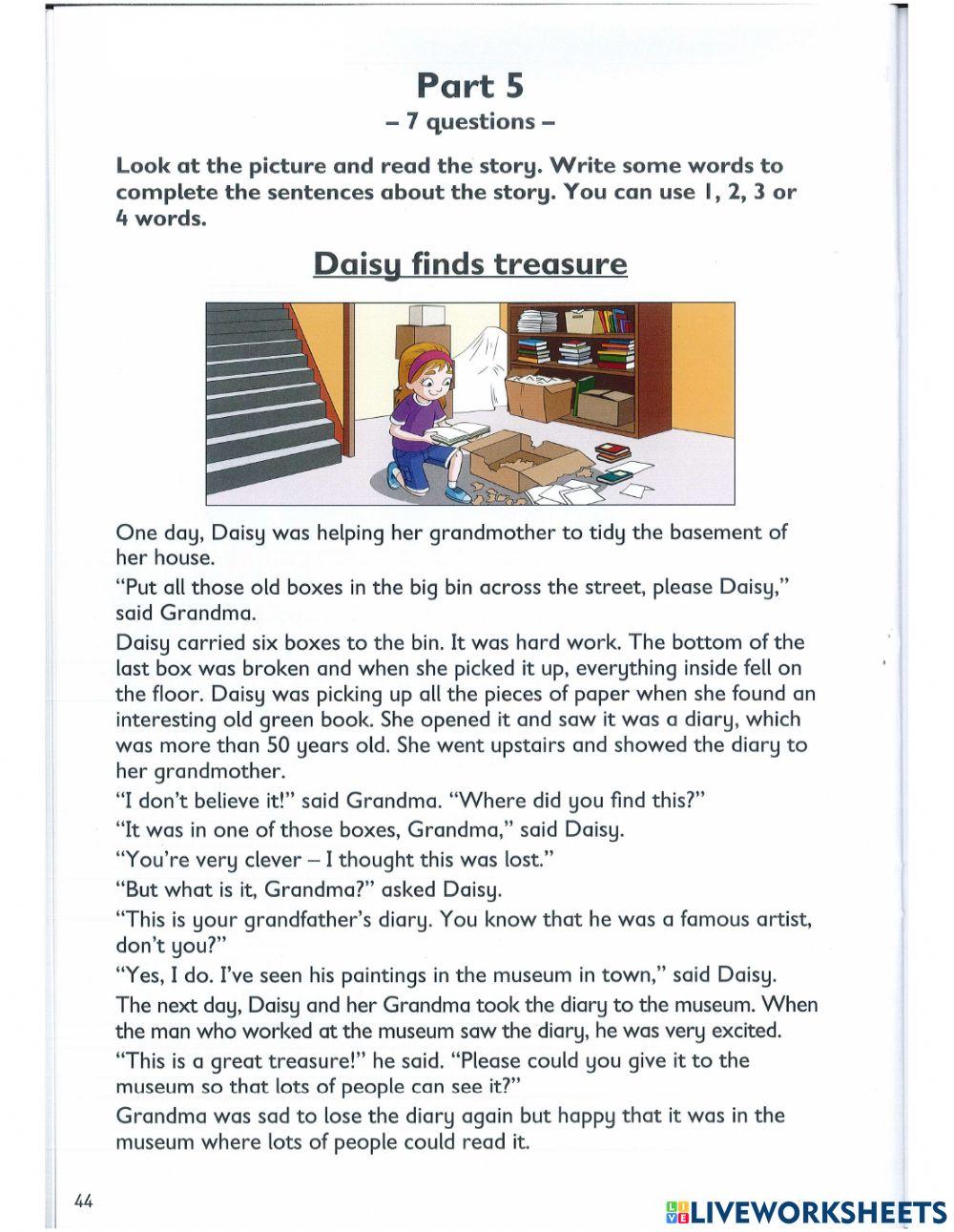 Test 2 Reading and Writing part 5