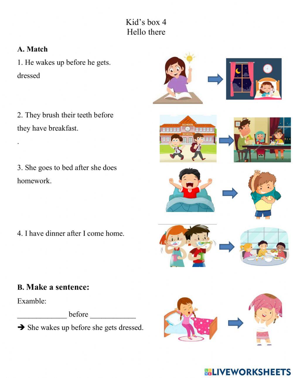 Routine activities 2