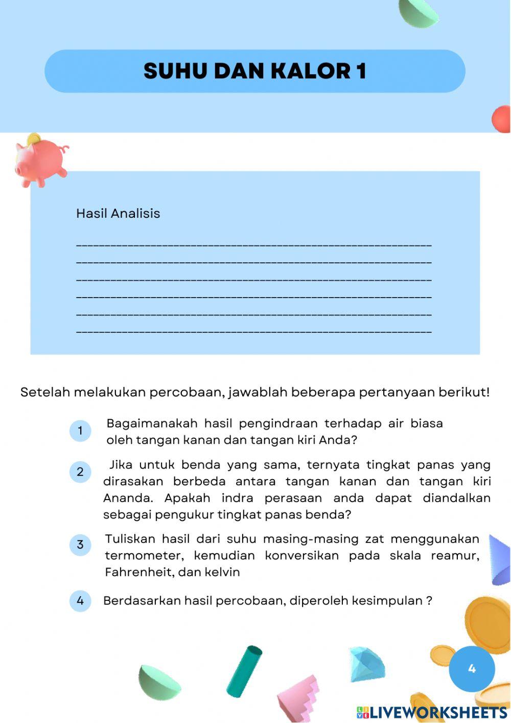 LKPD Suhu dan Kalor 1