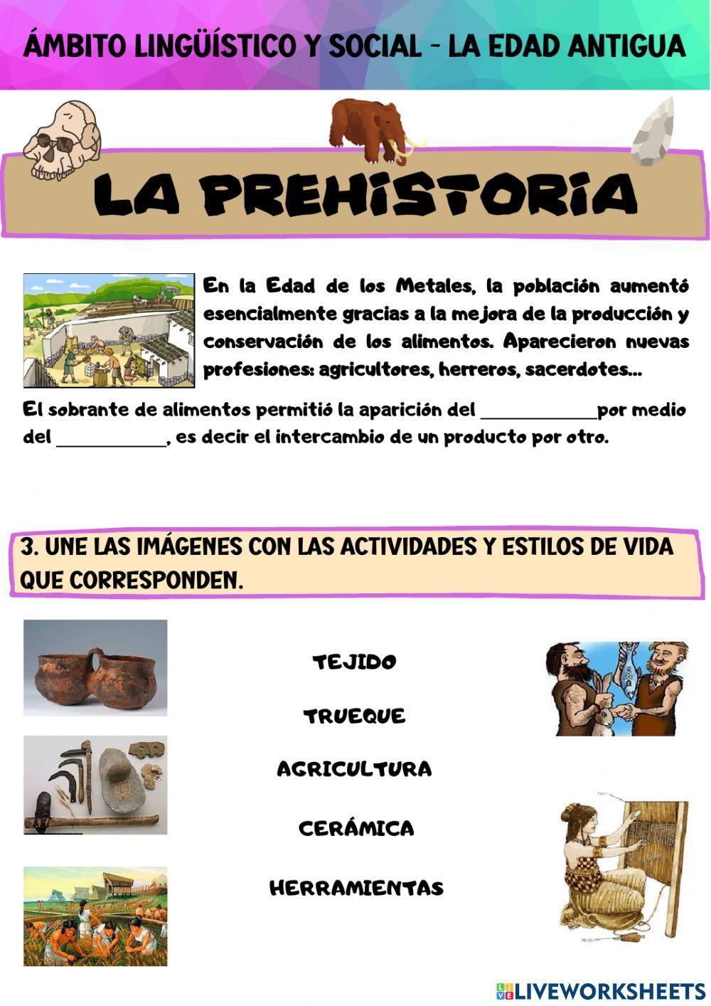 La edad antigua - la prehistoria