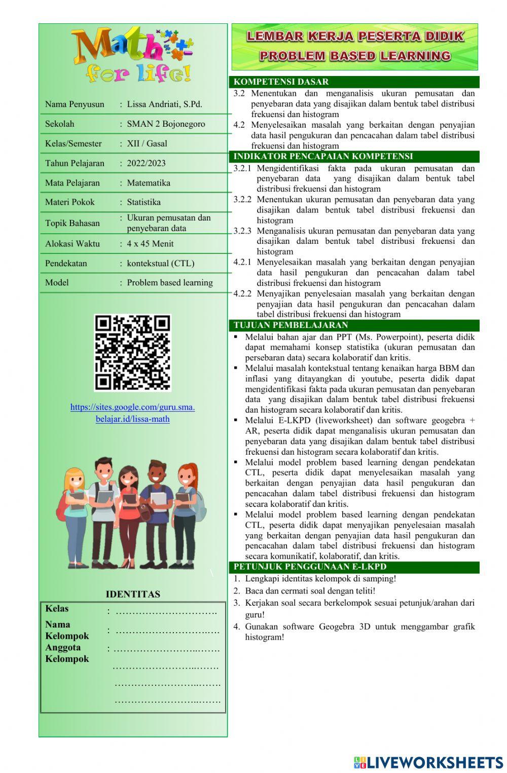 E-lkpd pbl-kontekstual