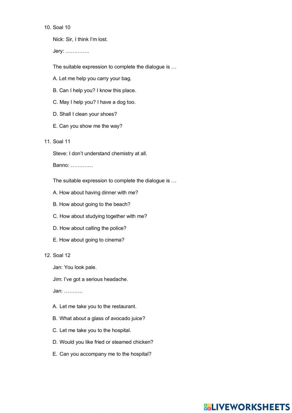 Bahasa inggris Asking For and Giving Help