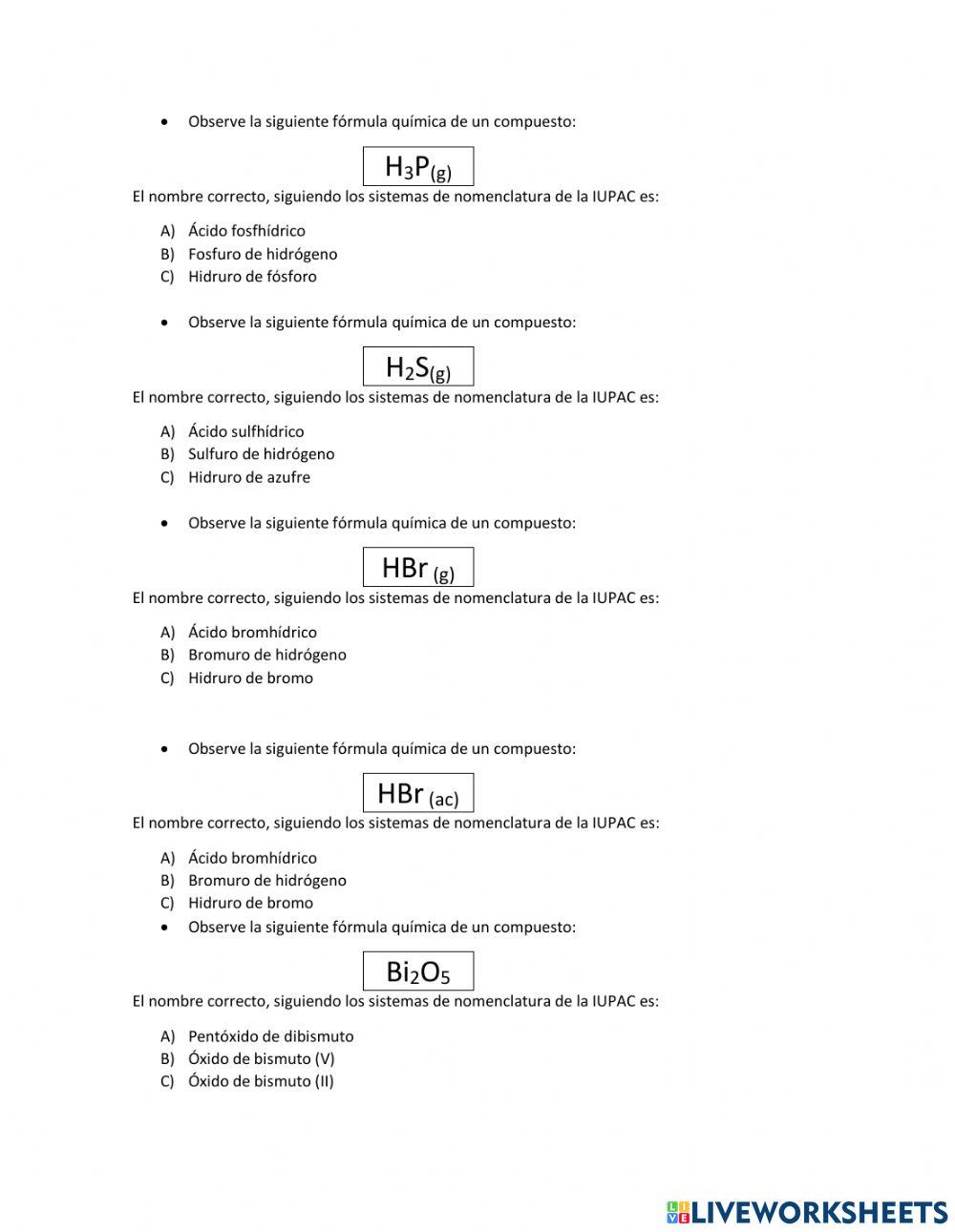 Nomenclatura inorgánica