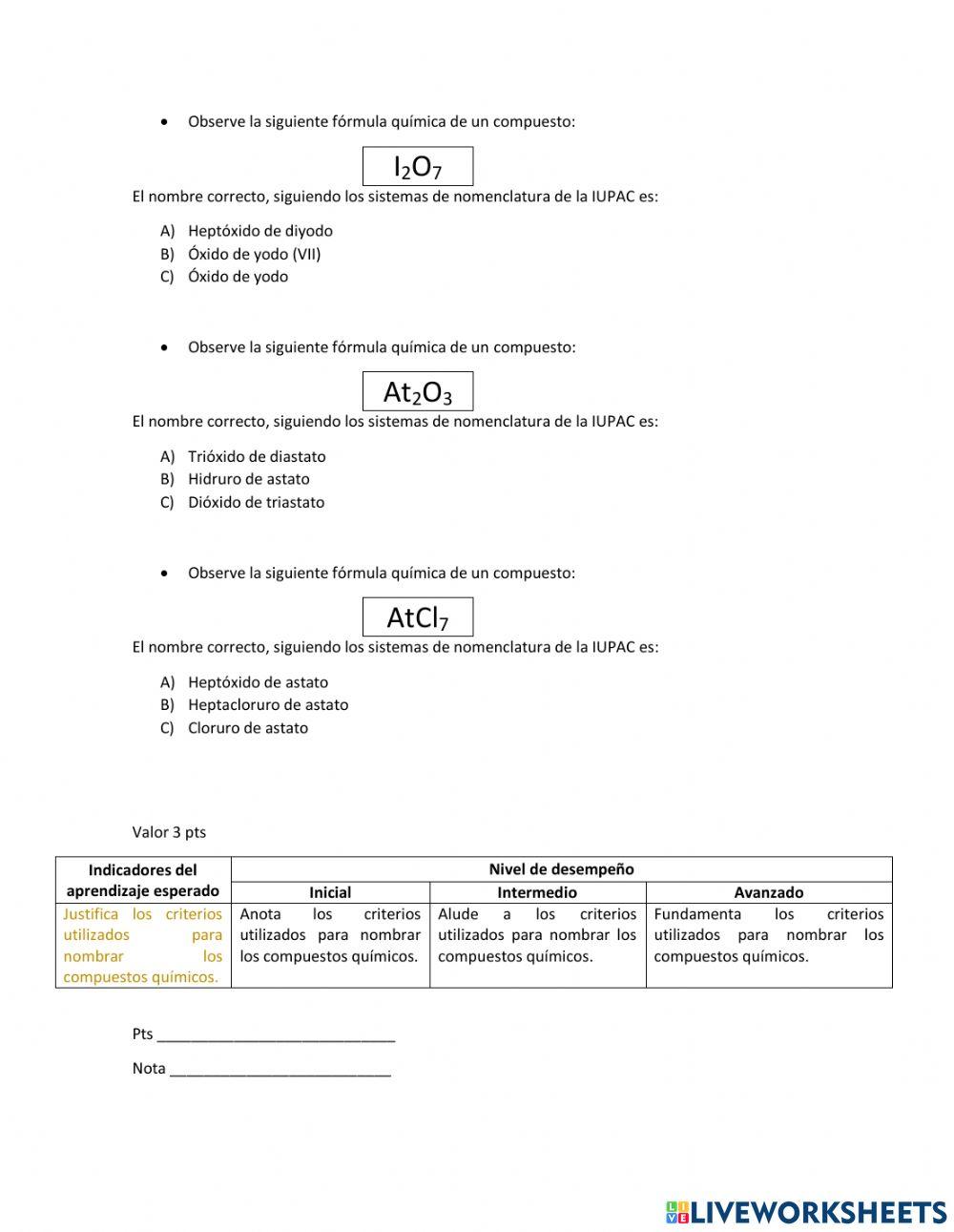 Nomenclatura inorgánica