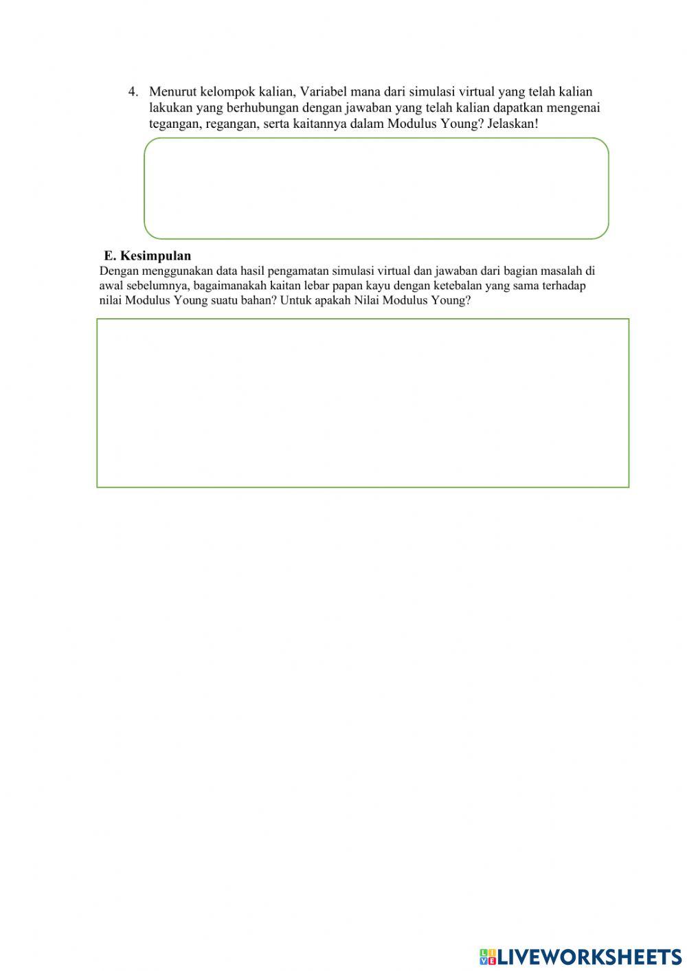 Lkpd modulus young vlab