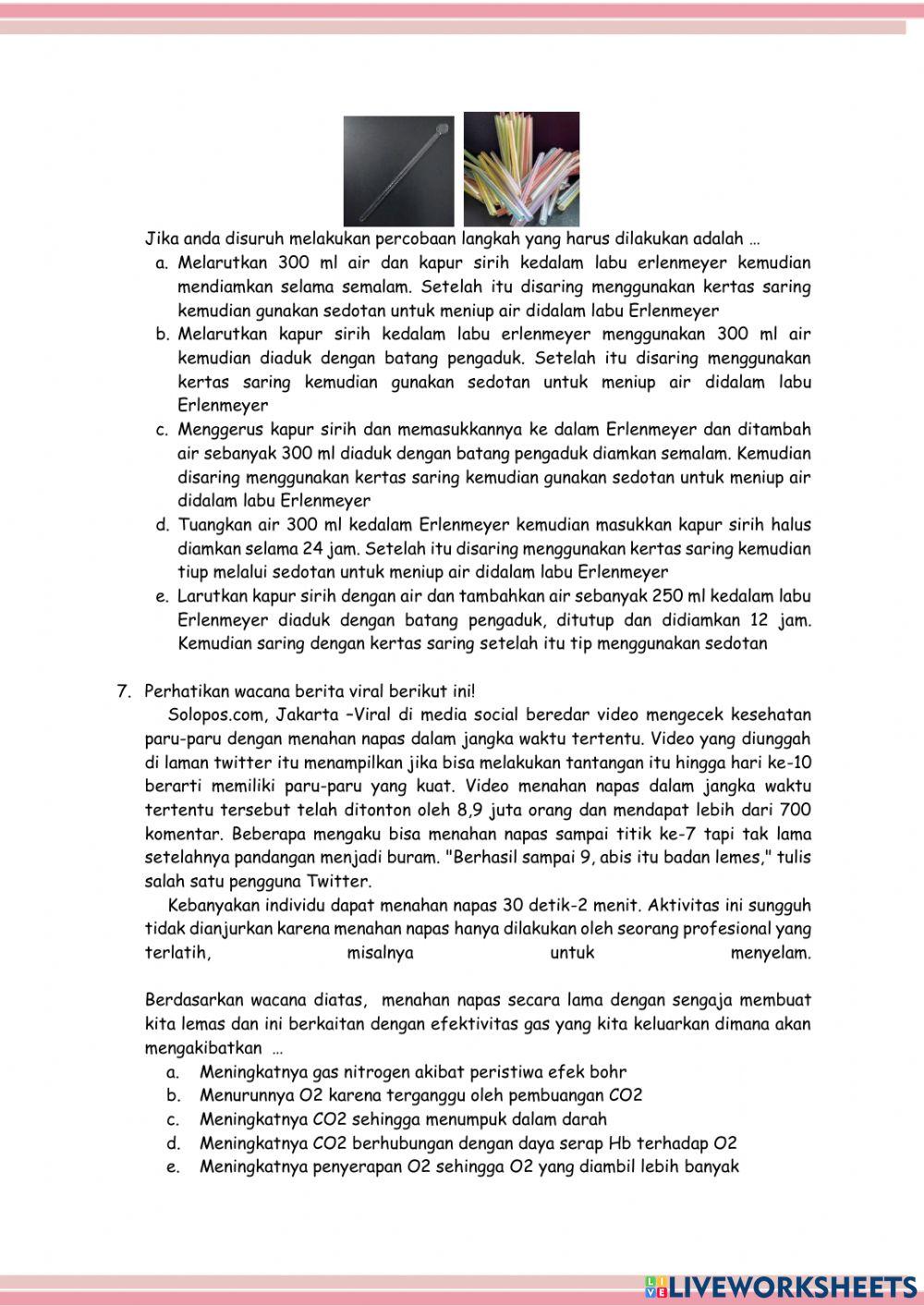 Postes pilihan ganda pertemuan 2