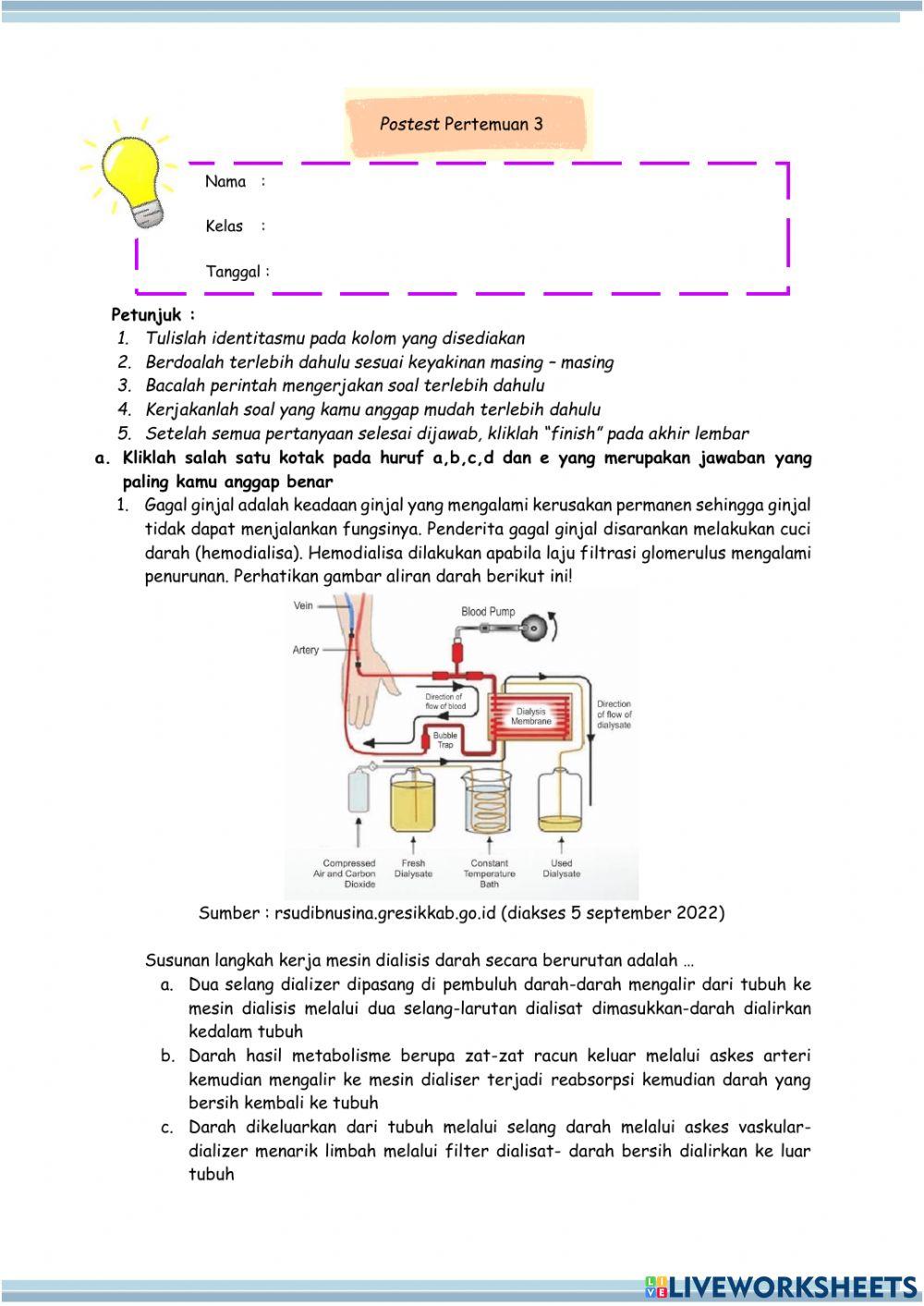 Postes Pilihan Ganda Pertemuan 3