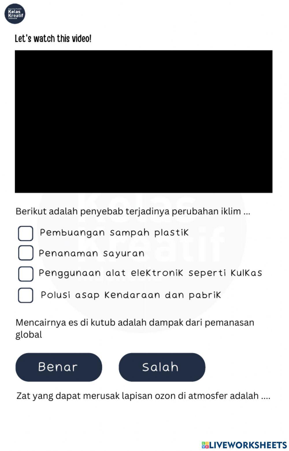 bahasa indonesia nya what does the text tell us about