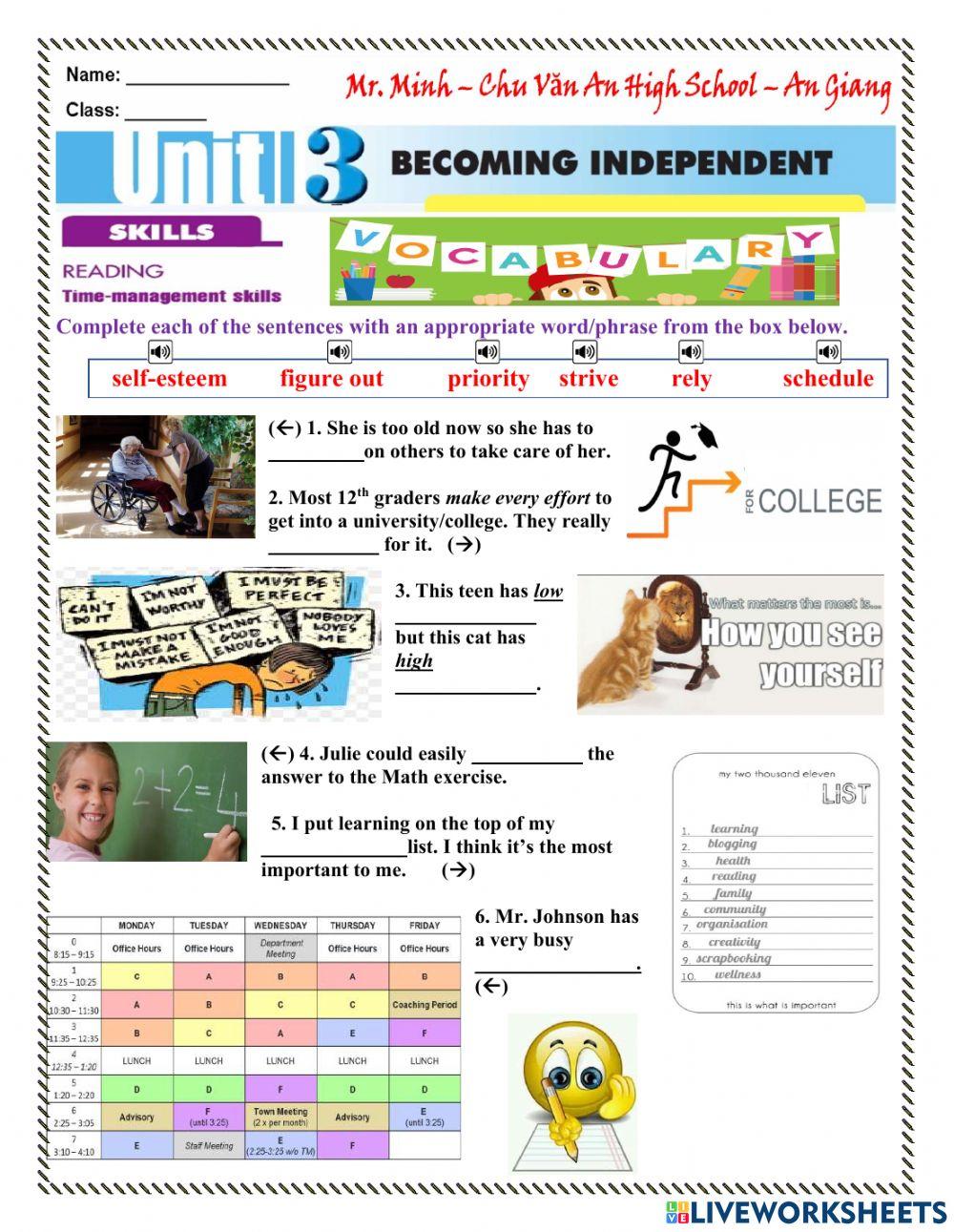 English 11 - Unit 3 - Getting Started-Language-Reading