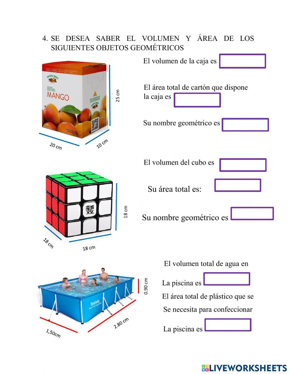 Cubos - pirámides y prismas